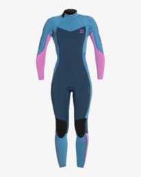 3 5/4mm Synergy - Back Zip Wetsuit for Women Blue Z45G16BIF1 Billabong