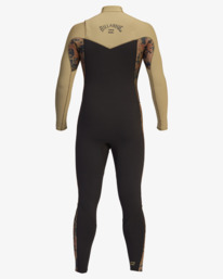 1 5/4mm Revolution 2021 -  Combinaison Chest Zip pour Homme Marron Z45M14BIF1 Billabong