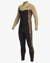 0 5/4mm Revolution 2021 -  Combinaison Chest Zip pour Homme Marron Z45M14BIF1 Billabong