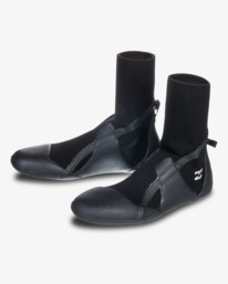 4 3mm Absolute - Round Toe Wetsuit Boots for Men Black Z4BT21BIF1 Billabong