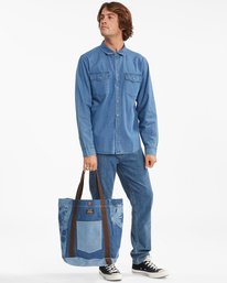 6 73MW DENIM TOTE Brown Z5BG01BIMU Billabong