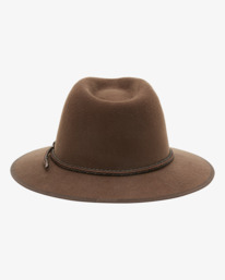 3 Wrangler Nash - Fedora Hat for Men Multi Z5HT01BIF1 Billabong