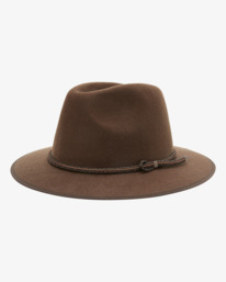 0 Wrangler Nash - Fedora Hat for Men Multi Z5HT01BIF1 Billabong