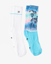 0 Tie Dye - Meias subidas para Homem  Z5SO06BIF1 Billabong