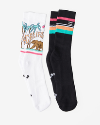 0 Bear - Chaussettes pour Homme Blanc Z5SO11BIF1 Billabong