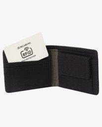 2 Tides - Cartera para Hombre Marron Z5WM10BIF1 Billabong