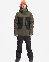 1 Delta SYMPATEX® - Snowboard-/Skijacke für Männer Grün Z6JM24BIF1 Billabong