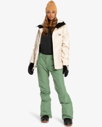 4 Terry - Calças de snowboard/esqui para Mulher Verde Z6PF16BIF1 Billabong
