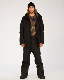 6 Compass - Pantal&oacute;n de snowboard / esqu&iacute; para Hombre Negro Z6PM10BIF1 Billabong