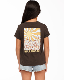 2 Wildflowers - Camiseta para Chicas adolescentes Negro Z8SS03BIF1 Billabong