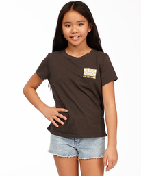0 Wildflowers - Camiseta para Chicas adolescentes Negro Z8SS03BIF1 Billabong