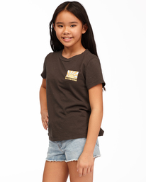 1 Wildflowers - Camiseta para Chicas adolescentes Negro Z8SS03BIF1 Billabong