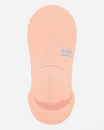 5 Core No Show - Invisible Socks for Women Blue Z9SO01BIF1 Billabong