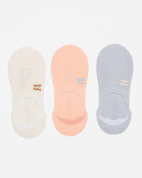 0 Core No Show - Invisible Socks for Women Blue Z9SO01BIF1 Billabong