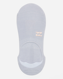 2 Core No Show - Invisible Socks for Women Blue Z9SO01BIF1 Billabong