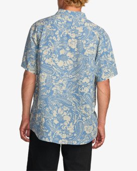 billabong, Cordoba - Hemd mit kurzen Ärmeln für Männer, CAROLINA BLUE (cna) Cordoba - Short Sleeves Shirt for Men  24A041510