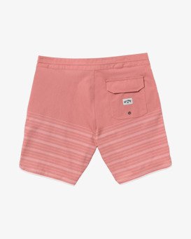 billabong, 73 Low Tide 17" - Lo Tides Boardshorts für Männer, DUSTY PINK (dtp) 73 Low Tide 17" - Board Shorts for Men  24A081514