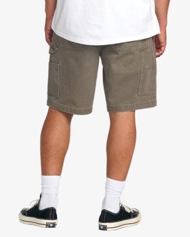 billabong, Bad Dog Workwear 21" - Denim Shorts for Men, BROWN (brn) Bad Dog Workwear 21" - Denim Shorts for Men  24A091500