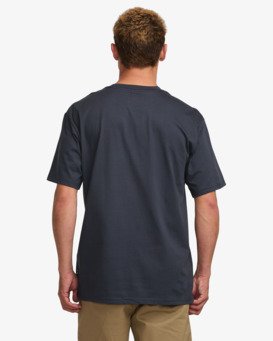 billabong, Flourish - T-shirt à manches courtes pour homme, AGED INDIGO (ain) Flourish - Short Sleeves T-Shirt for Men  24A351524
