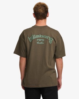 billabong, Y2K Arch - Short Sleeves T-Shirt for Men, BROWN (brn) Y2K Arch - Short Sleeves T-Shirt for Men  24A351543