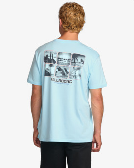 billabong, Window Premium - Short Sleeve T-Shirt for Men, COASTAL BLUE (cbu) Window Premium - Short Sleeve T-Shirt for Men  24A352503