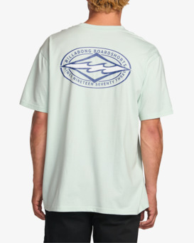 billabong, Diamond Vision Regular - Short Sleeve T-Shirt for Men, ASH BLUE (ash) Diamond Vision Regular - Short Sleeve T-Shirt for Men  24A352513