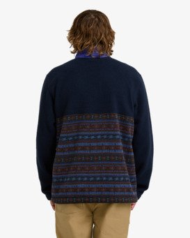 billabong, Boundary Solstice - Sweat en polaire pour Homme, NAVY (nvy) Boundary Solstice - Fleece Top for Men  24A414500
