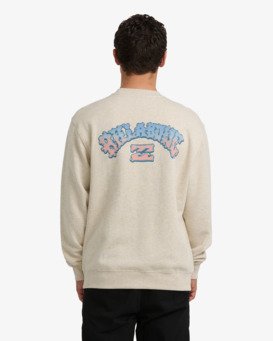 billabong, Short Sands - Sweatshirt for Men, BONE HEATHER (bnh) Short Sands - Sweatshirt for Men  24A462503