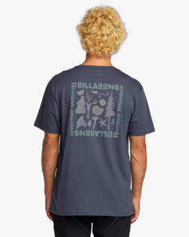 billabong, Trail A/Div - Short Sleeve T-Shirt for Men, MIDNIGHT BLUE (mdb) Trail A/Div - Short Sleeve T-Shirt for Men  24A503506