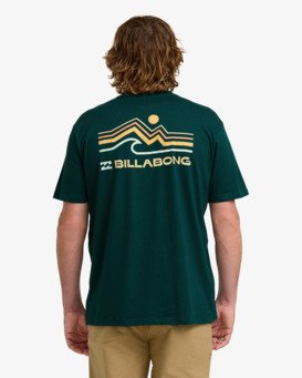 billabong, Range A/DIV - T-Shirt à manches courtes pour Homme, SPRUCE GREEN (sug) Range A/DIV - Short Sleeve T-Shirt for Men  24A504501