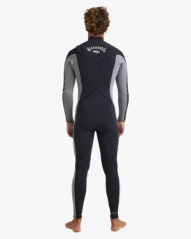 billabong, 4/3mm Absolute Natural - GBS-Neoprenanzug mit Chest-Zip für Männer, ALLOY (aly) 4/3mm Absolute Natural - Chest Zip GBS Wetsuit for Men  24AW191507