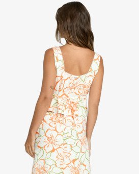 billabong, Feelin Floral - Crop Top for Women, SALT CRYSTAL (scs) Feelin Floral - Crop Top for Women  24B042502