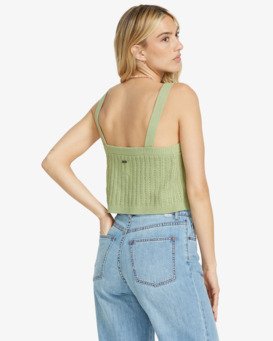 billabong, Tropic Rome - Tanktop voor Dames, PISTACHIO (gfm0) Tropic Rome - Sweater Tank for Women  24B071504