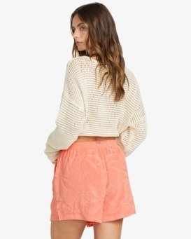 billabong, Sun Tempo - Shorts mit elastischem Bund für Frauen, PEACH OUT (pou) Sun Tempo - Elastic Waist Shorts for Women  24B091503