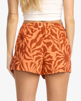 Sun Fade - Elastic Waist Shorts for Women  24B091511