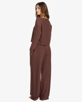 billabong, All I Need Tropics - Elastic Waist Pants for Women, CHOC CHIP (rsl0) All I Need Tropics - Elastic Waist Pants for Women  24B121501