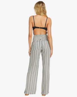 billabong, New Waves 2 - Elastic Waist Pants for Women, BLACK PEBBLE (bpb) New Waves 2 - Elastic Waist Pants for Women  24B121505