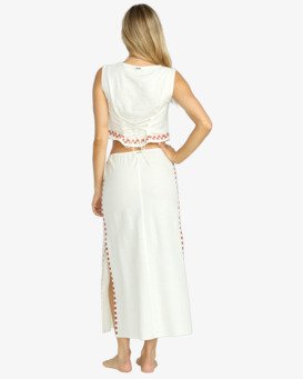billabong, Secret Cove - Falda Larga para Mujer, SALT CRYSTAL (scs) Secret Cove - Midi Skirt for Women  24B142502