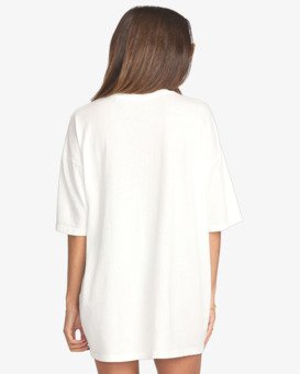 billabong, Mami Wata Surf Africa - T-shirt met Zeefdruk met Korte mouw voor Dames, SALT CRYSTAL (scs) Mami Wata Surf Africa - Oversized T-Shirt for Women  24B352523