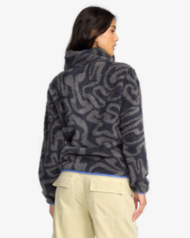 billabong, Switchback - Sweat col montant pour Femme, BLACK SANDS (bsd) Switchback - Mock Neck Sweatshirt for Women  24B411506