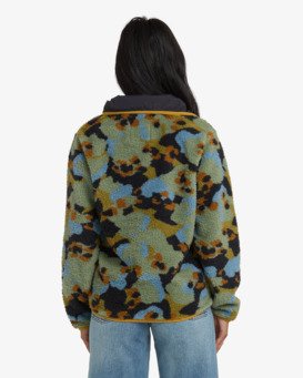 billabong, Switchback - Sweat col montant pour Femme, DUSTY GREEN (dgn) Switchback - Mock Neck Sweatshirt for Women  24B411506