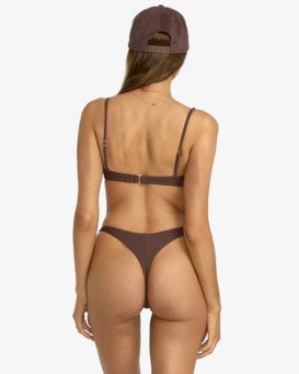 billabong, Tan Lines Jaclyn Bralette - Underwired Bikini Top for Women, KONA (cpk0) Tan Lines Jaclyn Bralette - Underwired Bikini Top for Women  24O151501