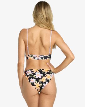 billabong, Twin Sol Rev V Neck - Top de Bikini Bralette para Mujer, MULTI (mul) Twin Sol Rev V Neck - V-Neck Bikini Top for Women  24O172505