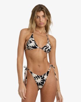 billabong, By My Side TS Tanga - Skimpy Bikini Bottoms for Women, BLACK WHITE (bci) By My Side TS Tanga - Skimpy Bikini Bottoms for Women  24O234503