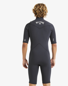 2/2mm Absolute Natural    - Chest Zip Short Sleeves Springsuit for Men  ABYW500125