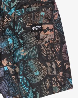 billabong, Vacay 14" - Short de bain pour Garçon 8-16, BLACK (blk) Vacay 14" - Swim Shorts for Boys 8 - 16  EBBJV00121
