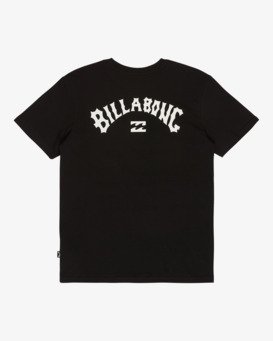 billabong, Arch Wave - T-Shirt à manches courtes pour Garçon 8-16 ans, BLACK (blk) Arch Wave - Short Sleeve T-Shirt for Boys 8-16  EBBZT00101