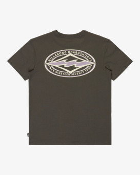 billabong, Diamond Vision - T-shirt de manga curta para rapazes 8-16, RAVEN (rav) Diamond Vision - Short Sleeve T-Shirt for Boys 8-16  EBBZT00179