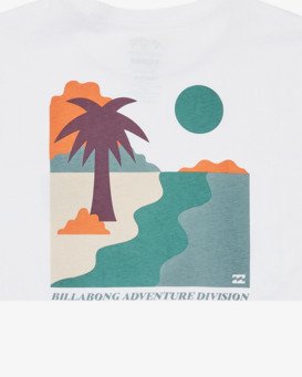 billabong, Sundown - T-shirt de manga curta para rapazes 8-16, WHITE (wht) Sundown - Short Sleeve T-Shirt for Boys 8-16  EBBZT00189