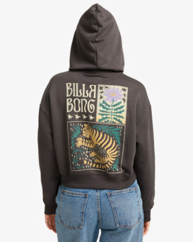 billabong, Lost Mind - Hoodie for Women, OFF BLACK (ofb) Lost Mind - Hoodie for Women  EBJSF00183